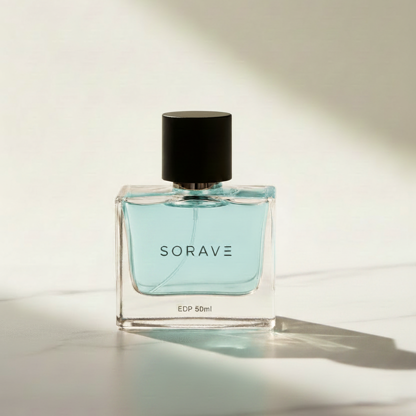 SORAVE Perfume Bottle - Light Blue